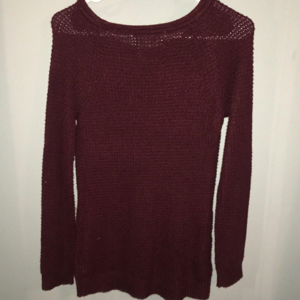 Maroon Sweater - Picture 2 of 2